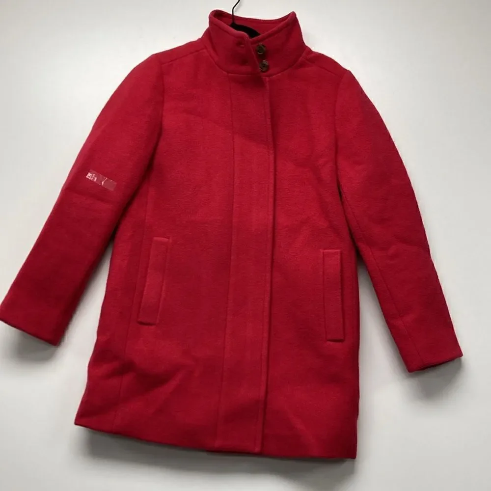 J.Crew Factory Button-neck city coat